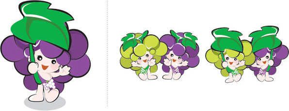 Gimpo Grape Character Dalkomi image